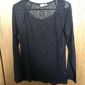 Black Lace Top